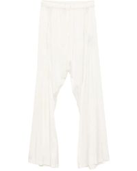 Julius - Broek Met Gesmockt Detail - Lyst
