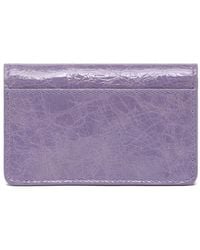 Maison Margiela - Crackled Leather Four Stitches Card Holder - Lyst
