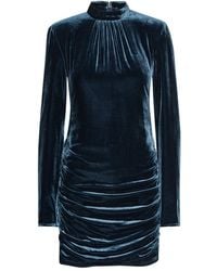 ROTATE BIRGER CHRISTENSEN - Refined Ruching Mini Dress - Lyst