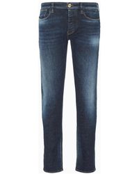 Emporio Armani - J75 Slim-Cut Jeans - Lyst