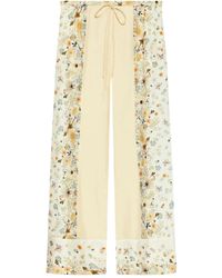Munthe - Fabert Floral-Print Drawstring Trousers - Lyst