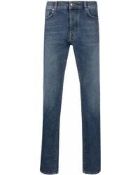 Iceberg - Embroidered Logo Skinny Jeans - Lyst