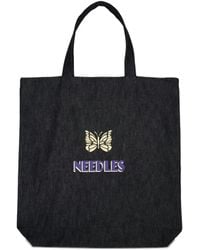 Needles - Logo-Print Tote Bag - Lyst
