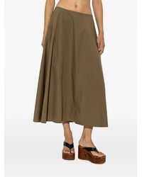 Tory Burch - Cotton Poplin Skirt - Lyst