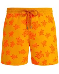 Vilebrequin - Bañador con motivo de tortugas y cordones - Lyst