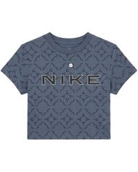 Nike - Cropped-T-Shirt Mit Logo - Lyst