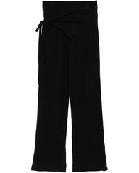 OTTOLINGER - Tie-Waist Knit Trousers - Lyst
