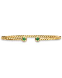 David Yurman - Micro Cablespira Flex Round Bracelet - Lyst