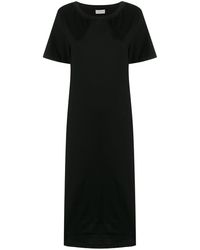 Moncler Contrast Back Panel T-shirt Dress - Black