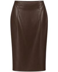 Jucca - Jupe Crayon Mi-Longue À Taille Haute - Lyst