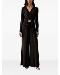 Joseph Ribkoff - Hammered-Buckle Wrap-Style Jumpsuit - Lyst