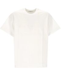 Givenchy - Katoenen En Zijden T-Shirt Met Paris-Jacquard - Lyst