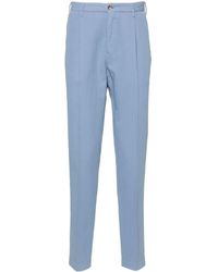Incotex - Mid-rise Pleated Tapered Trousers - Lyst
