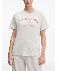 P.E Nation - Logo-Print Crew-Neck T-Shirt - Lyst