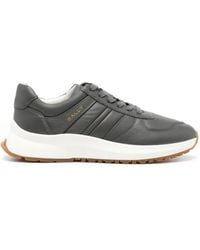 Bally - Logo-Print Panelled Sneakers - Lyst