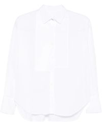 Trame Auree - Alissa Pleated-Bib Shirt - Lyst