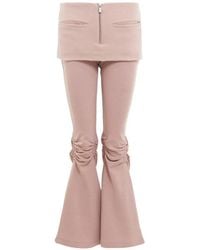 NACHE - Flared Broek Met Ritsdetail - Lyst