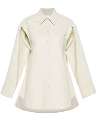 Jil Sander - Chemise en popeline de coton - Lyst