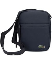 Lacoste - Logo-Appliqué Messenger Bag - Lyst