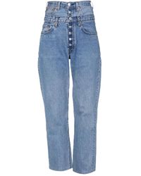 1/OFF - Denim Jeans Met Knopen - Lyst