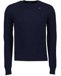 K-Way - Sebas Ribbed Knitwear - Lyst