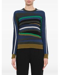 KENZO - Striped Crew-Neck Sweater - Lyst