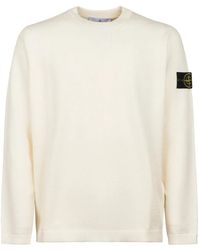 Stone Island - Raw Ribbed Jersey - Lyst