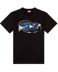 DIESEL - T-Norm-T11 Graphic-Print T-Shirt - Lyst