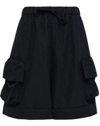 Simone Rocha - Cargo-Pocket Drawstring-Fastening Shorts - Lyst