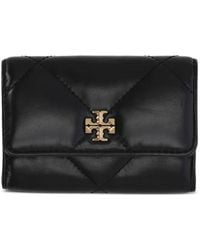 Tory Burch - Quilted Logo Wallet - Lyst