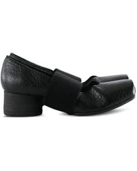 Uma Wang - Crinkled-Effect Block-Heel Ballet Pumps - Lyst