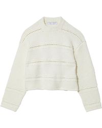 Proenza Schouler - Cropped Open-Knit Jumper - Lyst