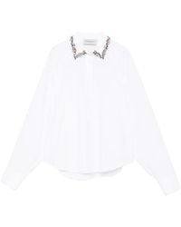 ERMANNO FIRENZE - Floral Collar Shirt - Lyst