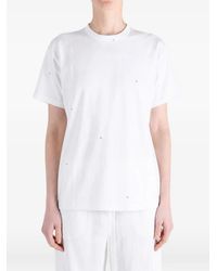 JULIE KEGELS - Crystal-Embellished T-Shirt - Lyst