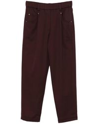 Brunello Cucinelli - Pantaloni Con Vita Elasticizzata E Tasca - Lyst