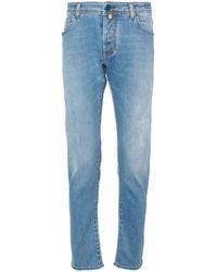 Jacob Cohen - Halbhohe Nick Slim-Fit-Hose - Lyst