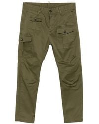DSquared² - Pantalon Fuselé À Poches Cargo - Lyst