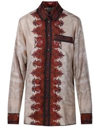 Pierre Louis Mascia - Paisley-Print Button-Down Shirt - Lyst