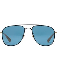 Gucci Klassische Pilotenbrille - Blau
