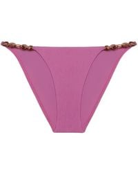 ViX - Firenze Kiana Bead-Embellished Bikini Bottoms - Lyst