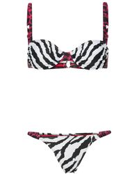 Reina Olga - Marti Animal-print Bikini Set - Lyst
