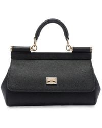 Dolce & Gabbana - Handbag Sicily Small Grained Leather Handbags - Lyst