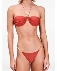 Devon Windsor - Genesis Bead-Embellished Bikini Short - Lyst