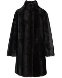 Apparis - Blair Faux-Fur Stand-Collar Coat - Lyst
