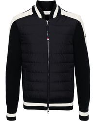 Moncler - Giacca con inserti - Lyst