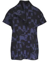 Zero + Maria Cornejo - Brushstroke Ripple Blouse - Lyst