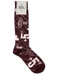 Vivienne Westwood - Plus 5 Graphic-Print Socks - Lyst