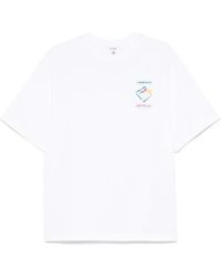 CASABLANCA - Cotton T-Shirt With Print - Lyst