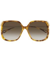 Chloé - Aly Oversized-Frame Sunglasses - Lyst