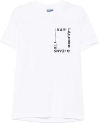 KARL LAGERFELD - Logo-Print T-Shirt - Lyst